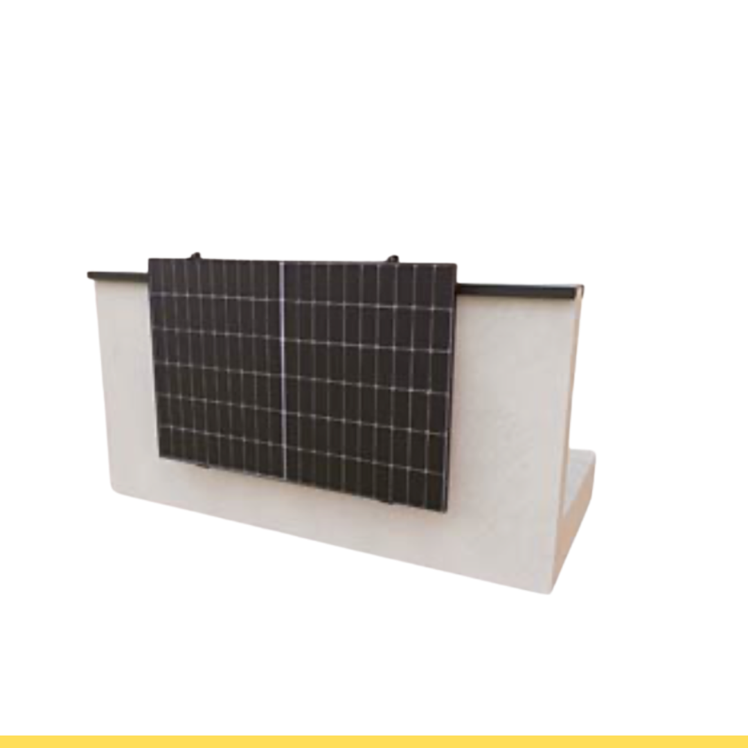 Montagesystem Balkon Typ 2A, 18-24 cm, 1 Modul, höhenverstellbar