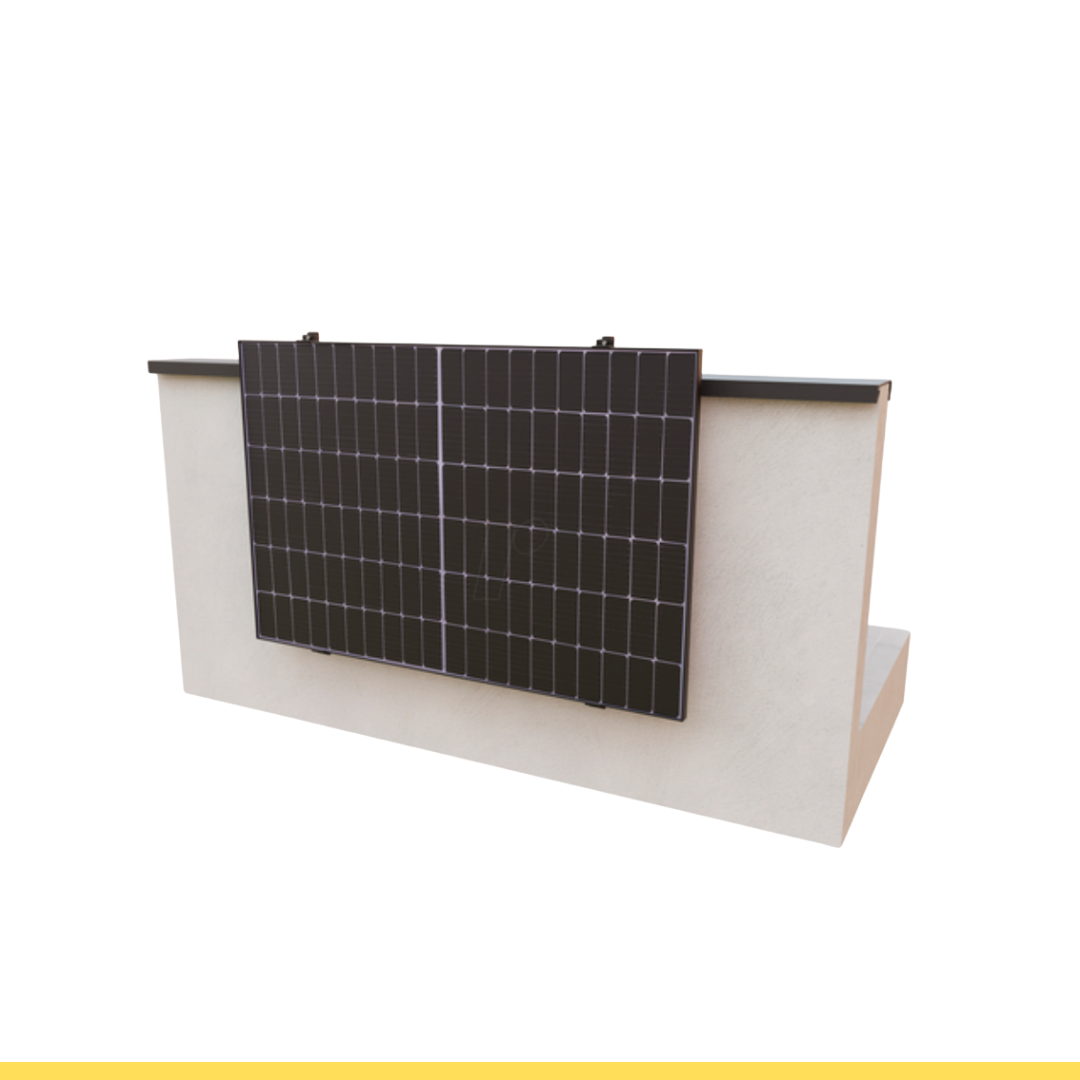 Montagesystem Balkon Typ 2, 10-15 cm, 1 Modul, höhenverstellbar