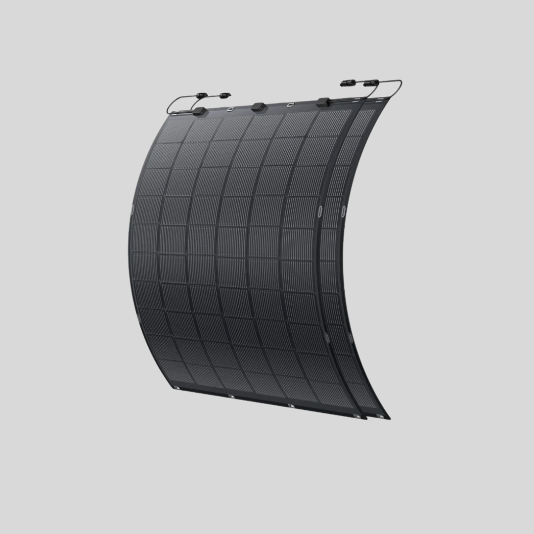 Flexibles Solarmodul (450Wp) 2er-Set inkl. Zubehör.